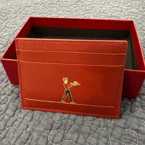 Elegant Red Card Holder